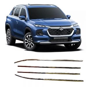 Window Lower Garnish Stainless Steel Chrome Finish Exterior for Grand Vitara New